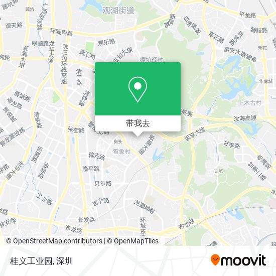 桂义工业园地图