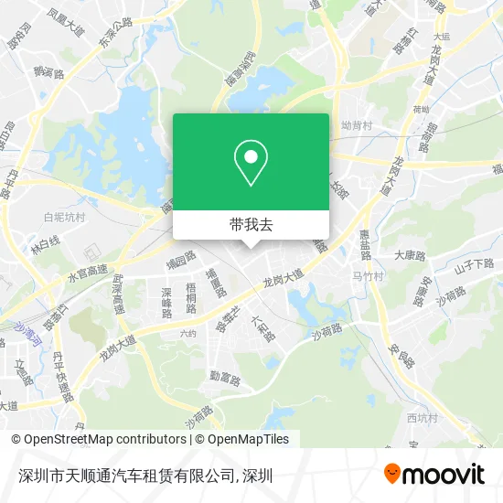深圳市天顺通汽车租赁有限公司地图