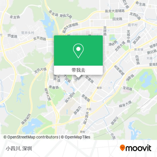 小四川地图