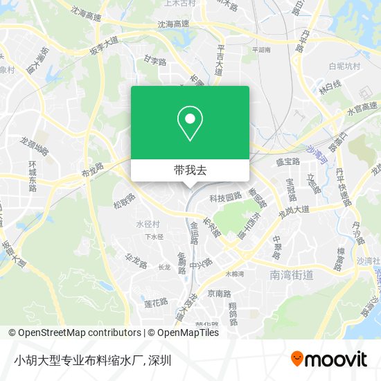 小胡大型专业布料缩水厂地图