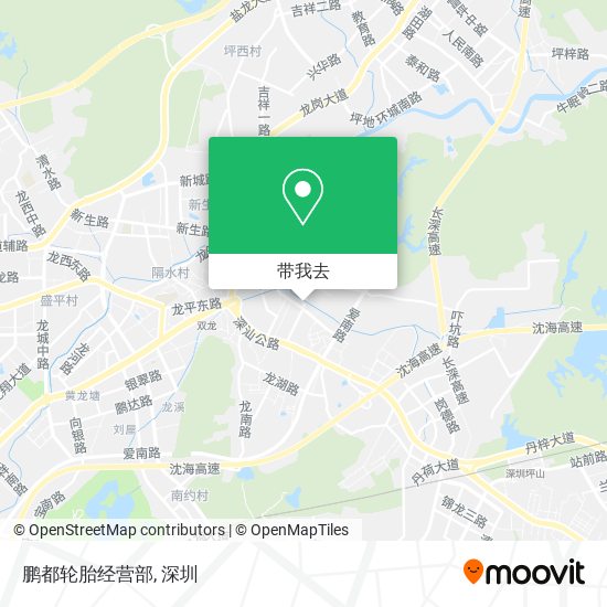 鹏都轮胎经营部地图