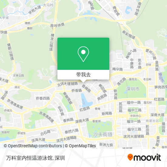 万科室内恒温游泳馆地图