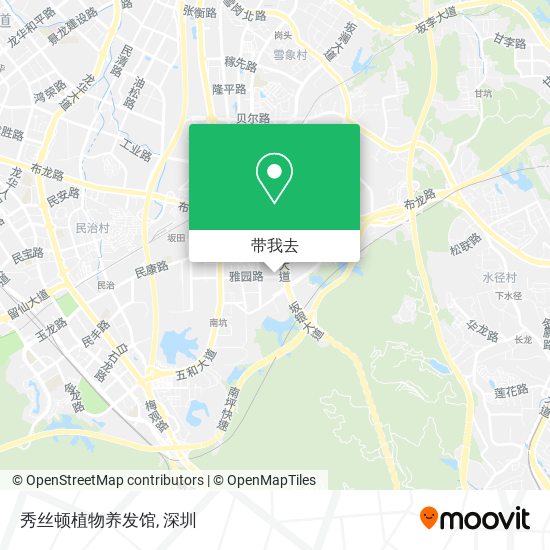 秀丝顿植物养发馆地图