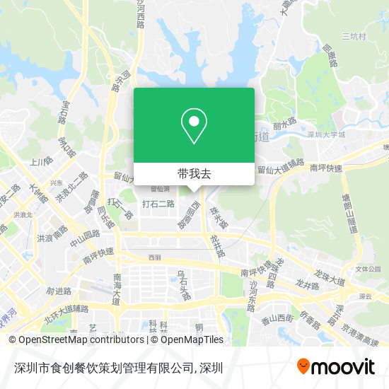 深圳市食创餐饮策划管理有限公司地图