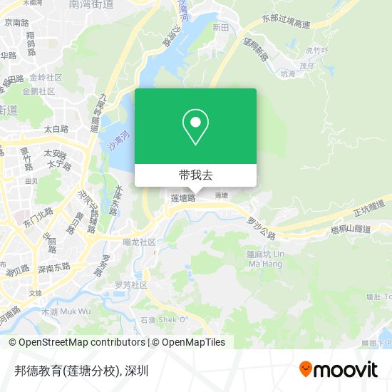 邦德教育(莲塘分校)地图