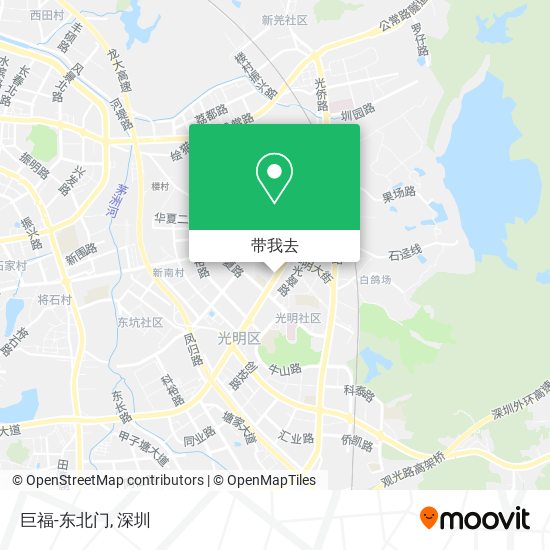 巨福-东北门地图