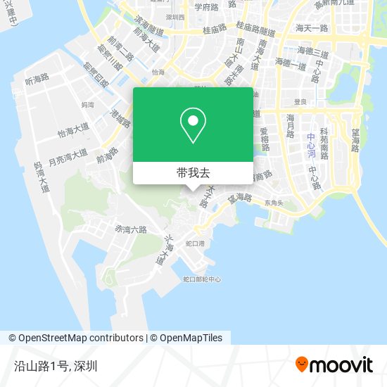 沿山路1号地图