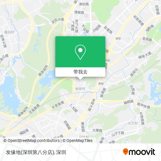 发缘地(深圳第八分店)地图