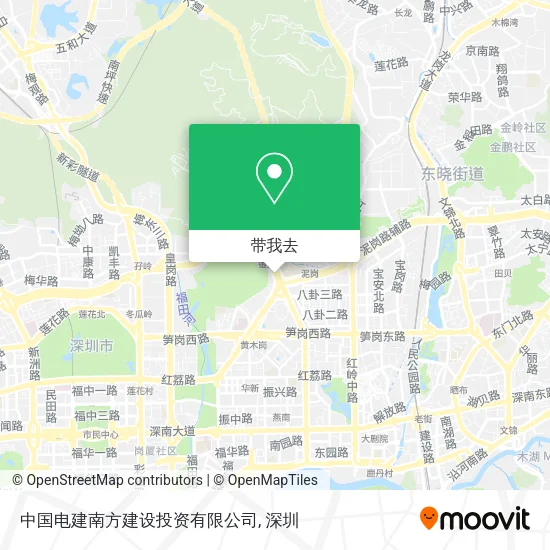 中国电建南方建设投资有限公司地图