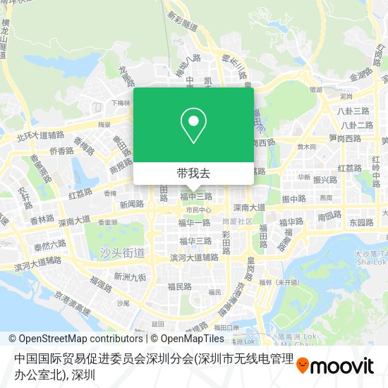 中国国际贸易促进委员会深圳分会(深圳市无线电管理办公室北)地图