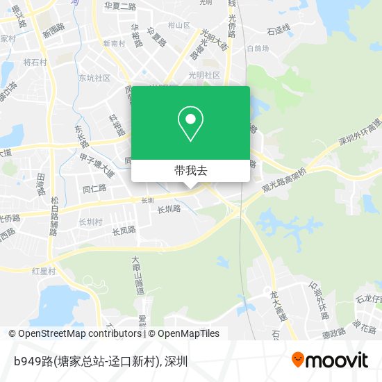 b949路(塘家总站-迳口新村)地图