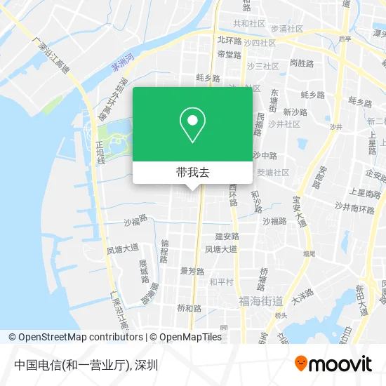 中国电信(和一营业厅)地图