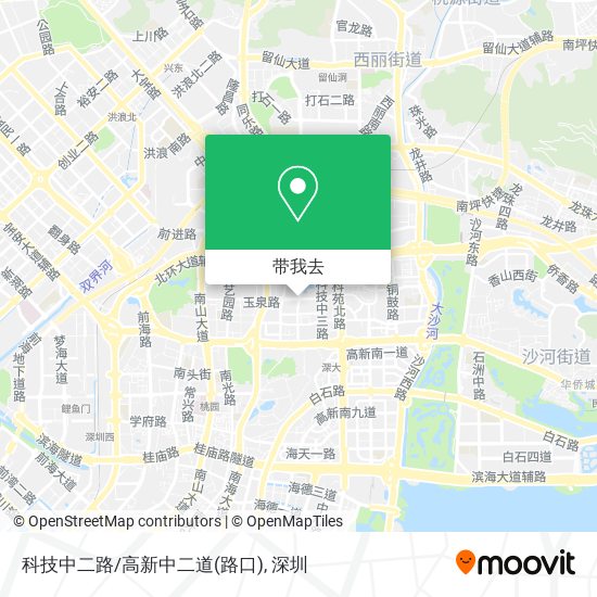 科技中二路/高新中二道(路口)地图