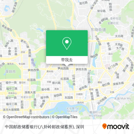 中国邮政储蓄银行(八卦岭邮政储蓄所)地图