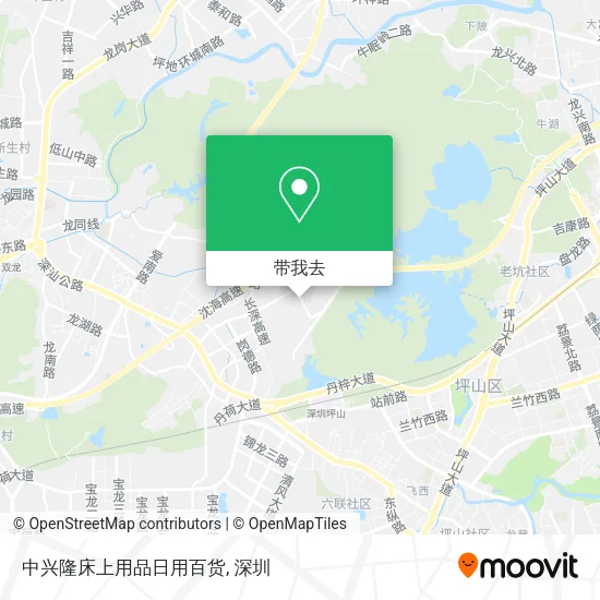 中兴隆床上用品日用百货地图