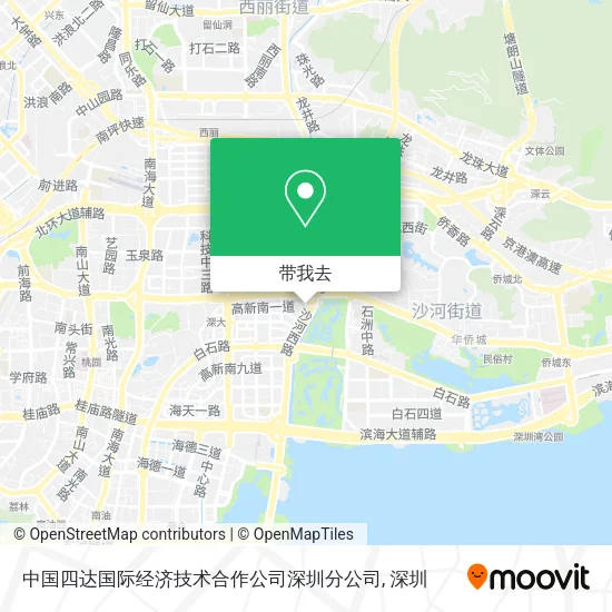 中国四达国际经济技术合作公司深圳分公司地图