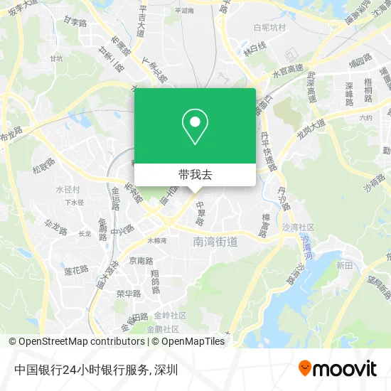 中国银行24小时银行服务地图