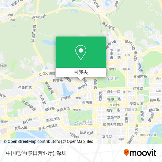 中国电信(景田营业厅)地图