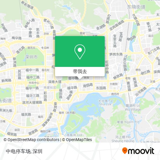 中电停车场地图