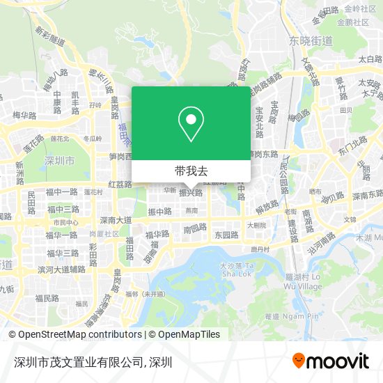 深圳市茂文置业有限公司地图