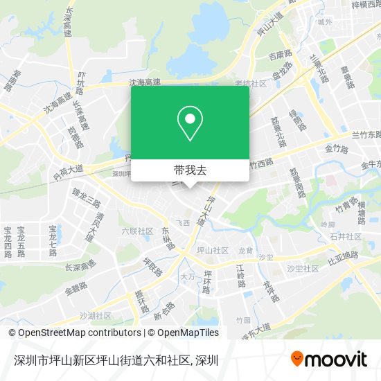 深圳市坪山新区坪山街道六和社区地图