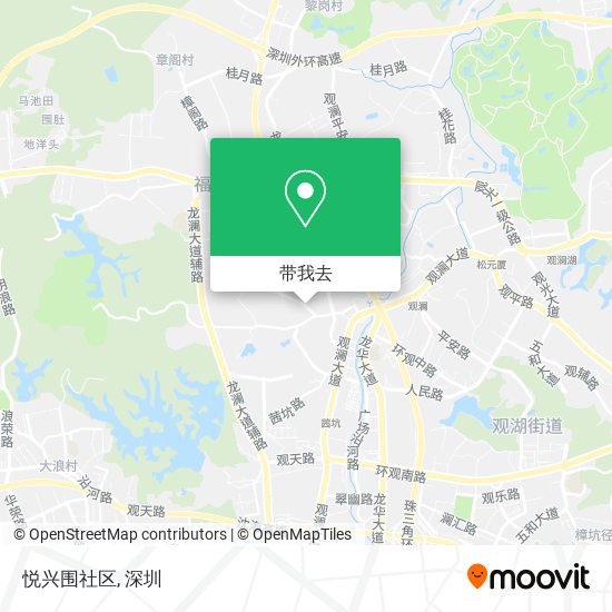 悦兴围社区地图