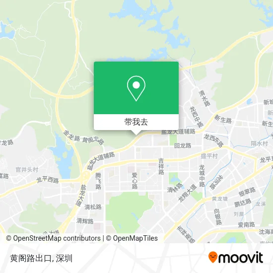 黄阁路出口地图