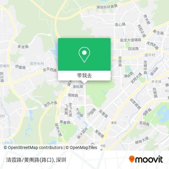 清霞路/黄阁路(路口)地图