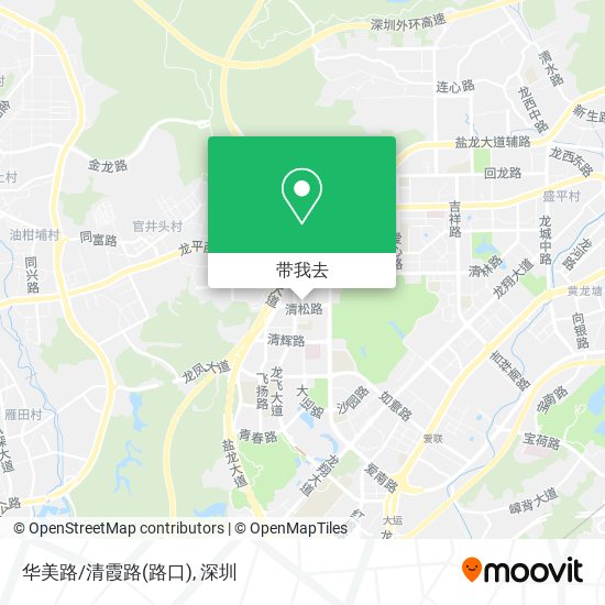 华美路/清霞路(路口)地图