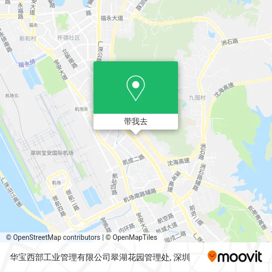 华宝西部工业管理有限公司翠湖花园管理处地图