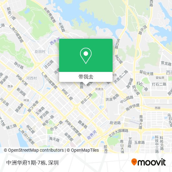 中洲华府1期-7栋地图