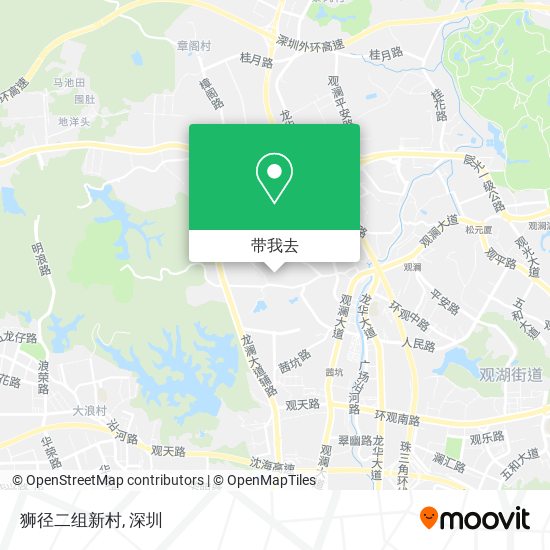 狮径二组新村地图