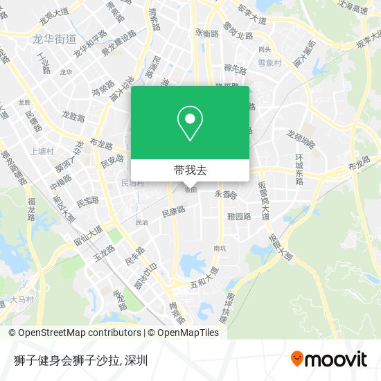 狮子健身会狮子沙拉地图