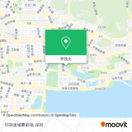 印加迷城攀岩场地图