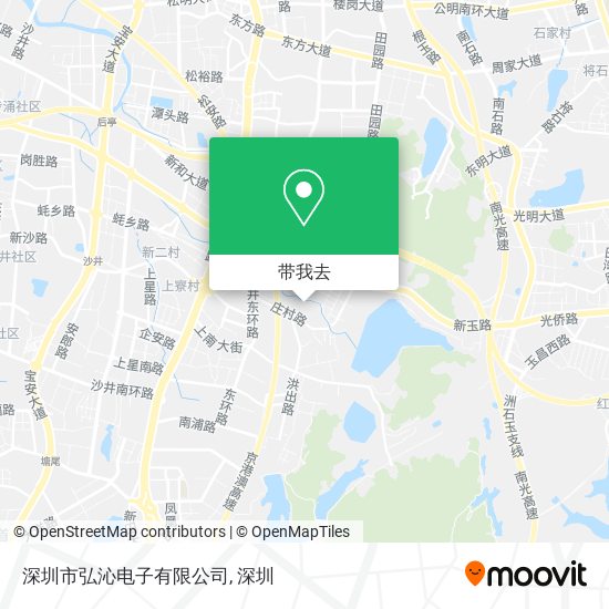 深圳市弘沁电子有限公司地图