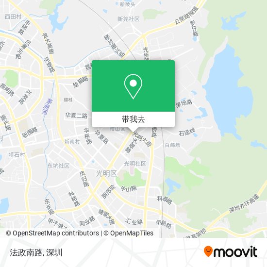 法政南路地图