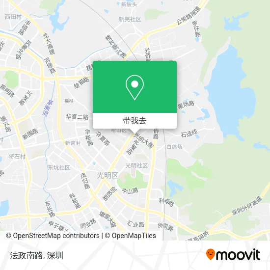 法政南路地图