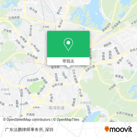 广东法鹏律师事务所地图
