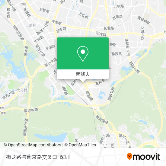 梅龙路与葡京路交叉口地图