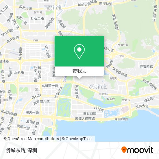 侨城东路地图