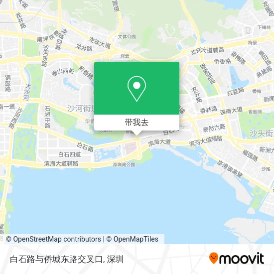 白石路与侨城东路交叉口地图