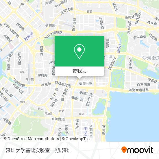 深圳大学基础实验室一期地图