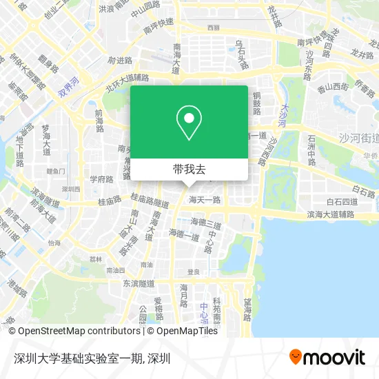 深圳大学基础实验室一期地图