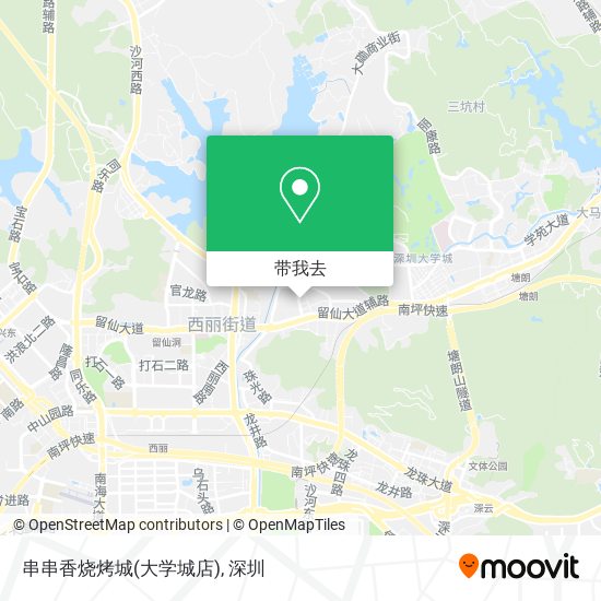 串串香烧烤城(大学城店)地图