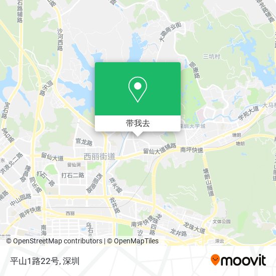 平山1路22号地图
