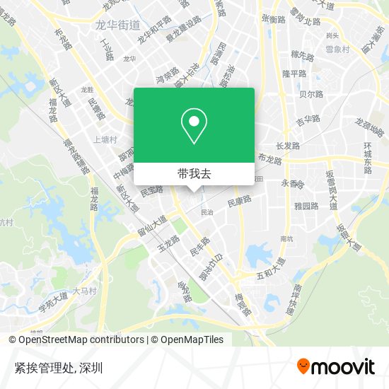 紧挨管理处地图