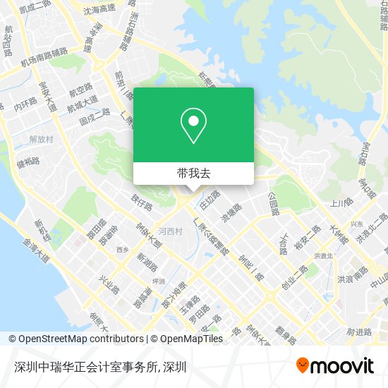 深圳中瑞华正会计室事务所地图