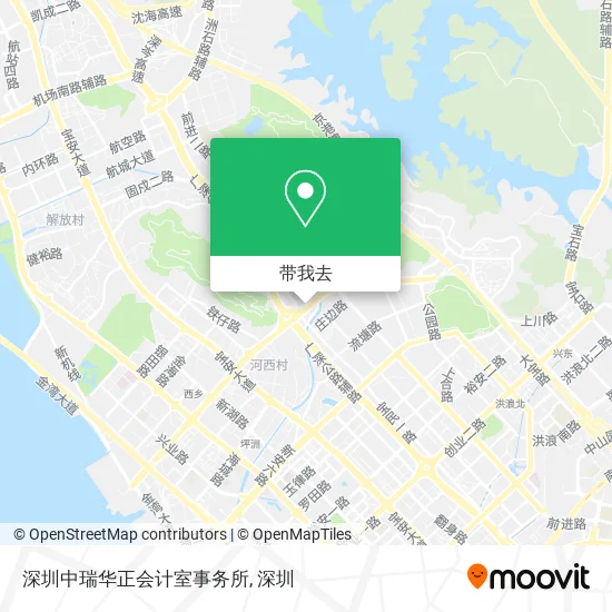 深圳中瑞华正会计室事务所地图