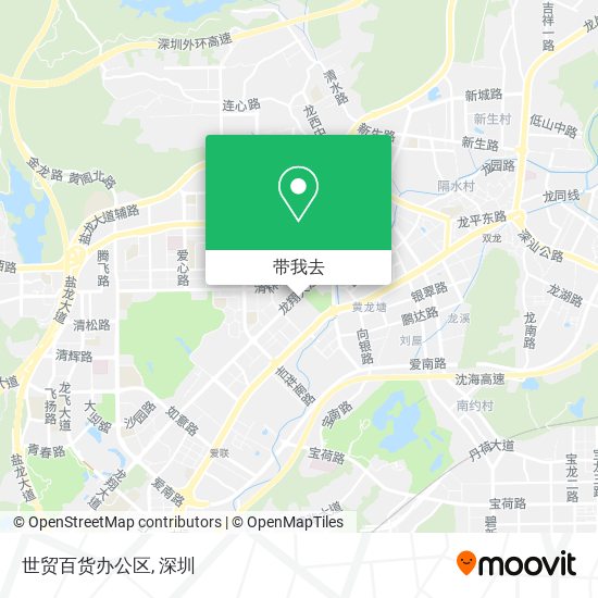 世贸百货办公区地图