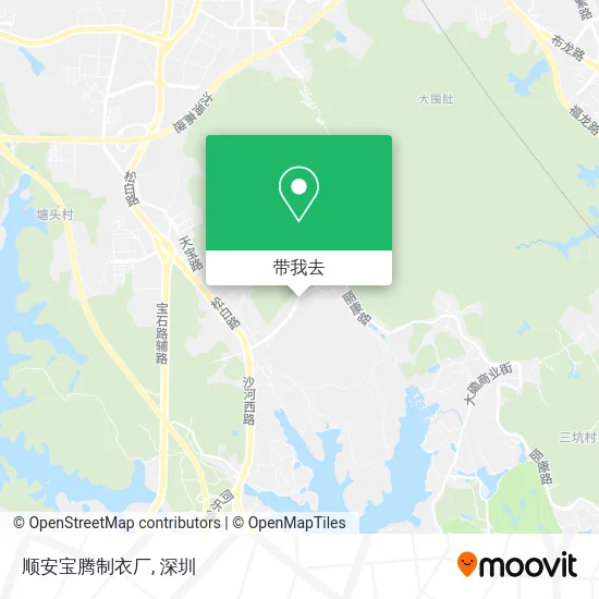 顺安宝腾制衣厂地图